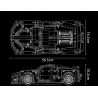 SHENZHEN RAEL ENTERTAINMENT 50028 non  BUGATTI CHIRON. bộ đồ chơi xếp lắp ráp ghép mô hình  Kỹ Thuật Công Nghệ Cao Mô Hình Phương Tiện 1233 khối