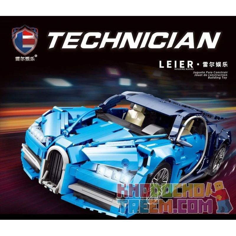 SHENZHEN RAEL ENTERTAINMENT 50028 non  BUGATTI CHIRON. bộ đồ chơi xếp lắp ráp ghép mô hình  Kỹ Thuật Công Nghệ Cao Mô Hình Phương Tiện 1233 khối