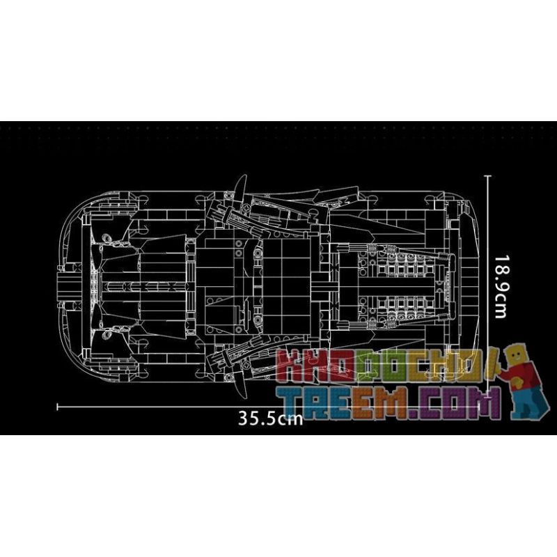SHENZHEN RAEL ENTERTAINMENT 50026 non  XE THỂ THAO FERRARI 488 MÀU ĐỎ bộ đồ chơi xếp lắp ráp ghép mô hình  Kỹ Thuật Công Nghệ Cao Mô Hình Phương Tiện 1247 khối