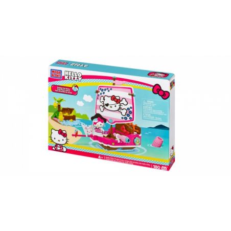 MEGA BLOKS CND59 non  VỊNH CƯỚP BIỂN bộ đồ chơi xếp lắp ráp ghép mô hình Hello Kitty PIRATE COVE 180 khối