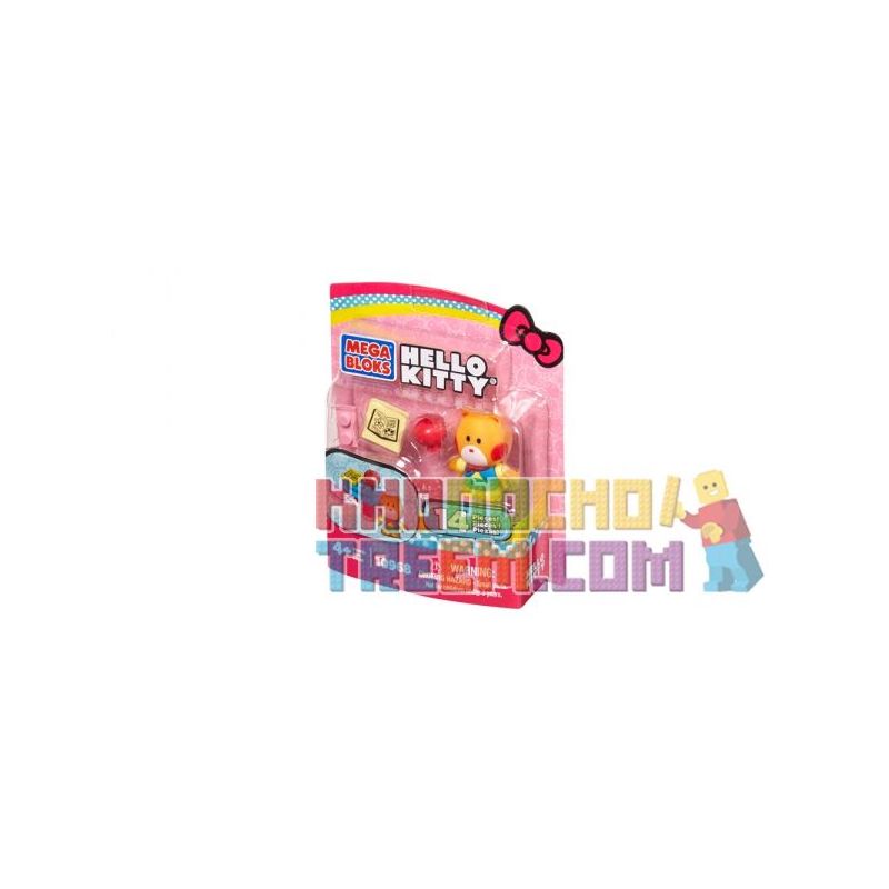 MEGA BLOKS 10968 non Lego TRƯỜNG HỌC bộ đồ chơi xếp lắp ráp ghép mô hình Hello Kitty SCHOOL 14 khối