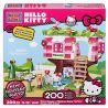 MEGA BLOKS 10931 non  NHÀ TRÊN CÂY bộ đồ chơi xếp lắp ráp ghép mô hình Hello Kitty TREEHOUSE 200 khối