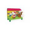 MEGA BLOKS 10925 non  LỚP HỌC ÂM NHẠC bộ đồ chơi xếp lắp ráp ghép mô hình Hello Kitty MUSIC CLASS 16 khối