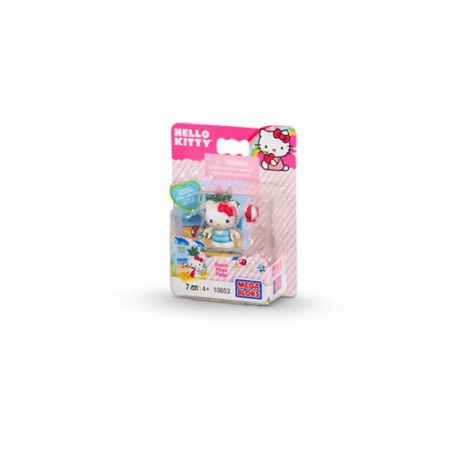 MEGA BLOKS 10853 non  BỜ BIỂN bộ đồ chơi xếp lắp ráp ghép mô hình Hello Kitty BEACH 7 khối