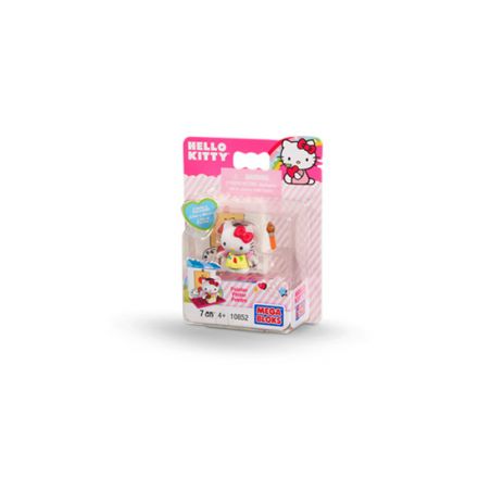 MEGA BLOKS 10852 non  HỌA SĨ bộ đồ chơi xếp lắp ráp ghép mô hình Hello Kitty PAINTER 7 khối