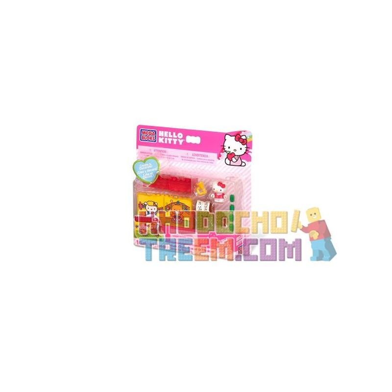 MEGA BLOKS 10849 non Lego LỚP HỌC ÂM NHẠC bộ đồ chơi xếp lắp ráp ghép mô hình Hello Kitty MUSIC CLASS 16 khối