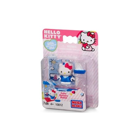 MEGA BLOKS 10812 non  THỦY THỦ bộ đồ chơi xếp lắp ráp ghép mô hình Hello Kitty SAILOR 7 khối