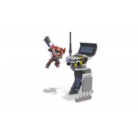 MEGA BLOKS FVK30 non  XÁC MÁY BAY RADAR bộ đồ chơi xếp lắp ráp ghép mô hình Computer Games MISSION RADAR WRECKAGE Trò Chơi 130 khối