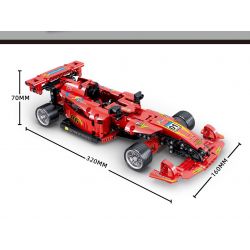 GOGO 67126 ZHEGAO QL0470 0470 non  XE ĐUA CÔNG THỨC MỘT tỷ lệ 1:18 bộ đồ chơi xếp lắp ráp ghép mô hình  F1 WORLD GRAND PRIX Kỹ Thuật Công Nghệ Cao Mô Hình Phương Tiện 458 khối