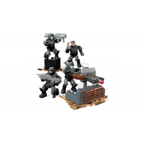 MEGA BLOKS FMM87 non  ONI COMMANDO. bộ đồ chơi xếp lắp ráp ghép mô hình Computer Games ONI STRIKE TEAM Trò Chơi 106 khối