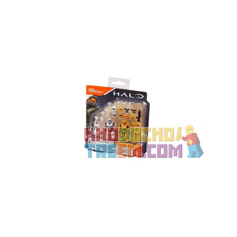 MEGA BLOKS DXR56 non Lego GÓI TÙY CHỈNH ÁO GIÁP SPARTAN II bộ đồ chơi xếp lắp ráp ghép mô hình Computer Games SPARTAN ARMOR CUSTOMIZER PACK II Trò Chơi 67 khối