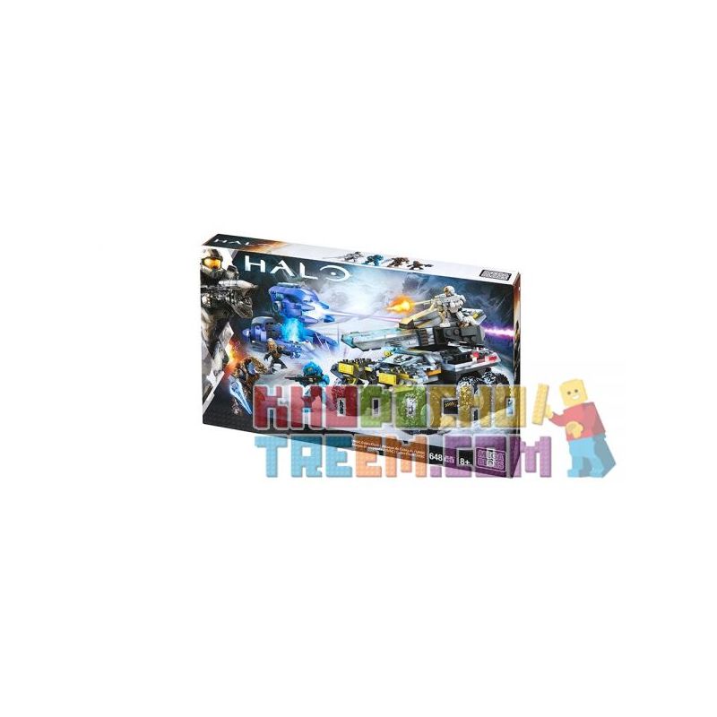 MEGA BLOKS DPW96 non Lego XUNG ĐỘT RẮN HỔ MANG UNSC bộ đồ chơi xếp lắp ráp ghép mô hình Computer Games UNSC COBRA CLASH Trò Chơi 648 khối