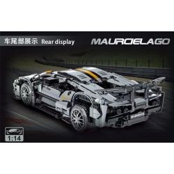 MorkModel 023015 Mork Model 023015 non  LAMBORGHINI BAT 1:14. tỷ lệ 1:14 bộ đồ chơi xếp lắp ráp ghép mô hình  LAMBORGHINI MURCIELAGO Kỹ Thuật Công Nghệ Cao Mô Hình Phương Tiện 1337 khối
