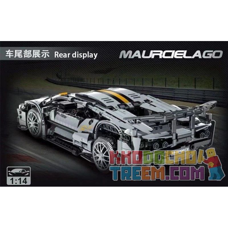 MorkModel 023015 Mork Model 023015 non  LAMBORGHINI BAT 1:14. tỷ lệ 1:14 bộ đồ chơi xếp lắp ráp ghép mô hình  LAMBORGHINI MURCIELAGO Kỹ Thuật Công Nghệ Cao Mô Hình Phương Tiện 1337 khối