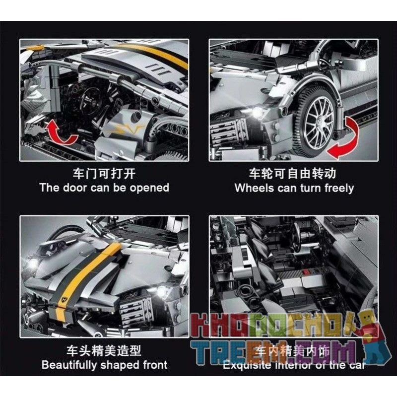 MorkModel 023015 Mork Model 023015 non  LAMBORGHINI BAT 1:14. tỷ lệ 1:14 bộ đồ chơi xếp lắp ráp ghép mô hình  LAMBORGHINI MURCIELAGO Kỹ Thuật Công Nghệ Cao Mô Hình Phương Tiện 1337 khối