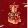 JAKI JK1368 1368 non  ĐÈN LỒNG ĐÈN LỒNG bộ đồ chơi xếp lắp ráp ghép mô hình DIY MUSIC BOX 397 khối