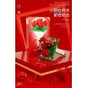QIZHILE 90015 non  LỜI HỨA TRONG MƠ bộ đồ chơi xếp lắp ráp ghép mô hình Creator ROSE ART Sáng Tạo 474 khối