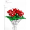 QIZHILE 90015 non  LỜI HỨA TRONG MƠ bộ đồ chơi xếp lắp ráp ghép mô hình Creator ROSE ART Sáng Tạo 474 khối