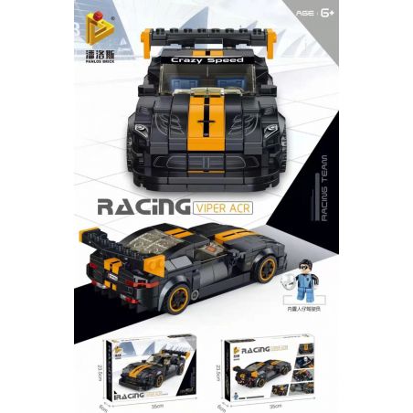 PanlosBrick 666026 Panlos Brick 666026 non  DODGE VIPER ACR. bộ đồ chơi xếp lắp ráp ghép mô hình Speed Champions Racing Cars Đua Xe Công Thức 370 khối