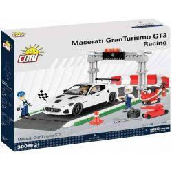 COBI 24567 non  CUỘC ĐUA MASERATI GRANTURISMO GT3 bộ đồ chơi xếp lắp ráp ghép mô hình Speed Champions Racing Cars MASERATI GRANTURISMO GT3 RACING Đua Xe Công Thức 300 khối
