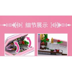MouldKing 10022 Mould King 10022 non  CUỐN SÁCH TỎ TÌNH LÃNG MẠN CÂU CHUYỆN YÊU bộ đồ chơi xếp lắp ráp ghép mô hình A ROMANTIC LOVE STORY 889 khối