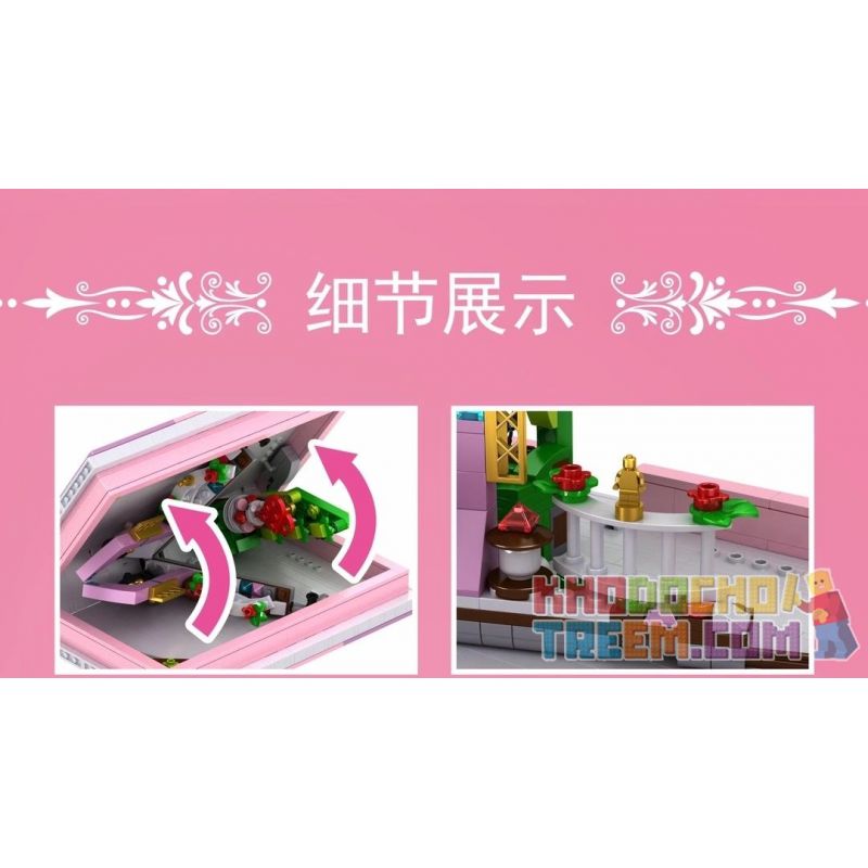 MouldKing 10022 Mould King 10022 non  CUỐN SÁCH TỎ TÌNH LÃNG MẠN CÂU CHUYỆN YÊU bộ đồ chơi xếp lắp ráp ghép mô hình A ROMANTIC LOVE STORY 889 khối