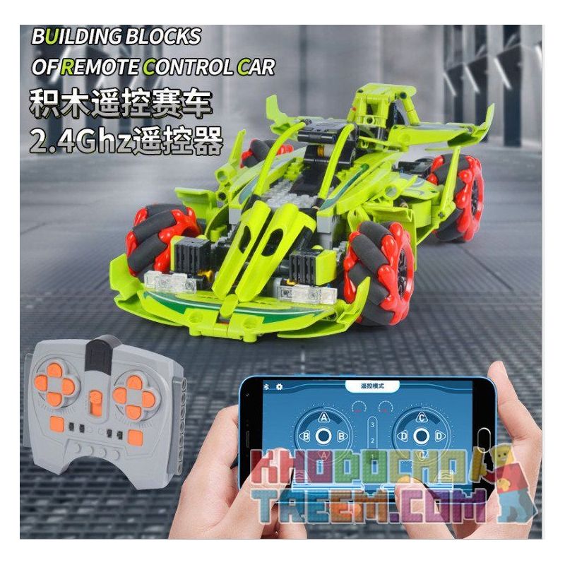 KAIYU K96101 96101 K96102 96102 non  UNIVERSAL MECANUM WHEEL ĐIỀU KHIỂN TỪ XA XE 2 LOẠI HAYATE SWORDSMAN RACEWAY BLUE DEVILS bộ đồ chơi xếp lắp ráp ghép mô hình  Kỹ Thuật Công Nghệ Cao Mô Hình Phương Tiện 561 khối