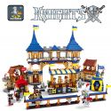 NOT Lego KINGDOMS JOUST 10223 AUSINI 27908 xếp lắp ráp ghép mô hình KINGDOMS JOUST VƯƠNG QUỐC LÂU ĐÀI ĐẤU TRƯỜNG SAMURAI Medieval Castle Chiến Tranh Trung Cổ 1575 khối