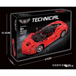 QIZHILE 23032 non  FERRARI LAFERRARI. bộ đồ chơi xếp lắp ráp ghép mô hình  Kỹ Thuật Công Nghệ Cao Mô Hình Phương Tiện 2668 khối