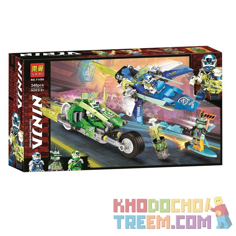 NOT Lego JAY AND LLOYD'S VELOCITY RACERS 71709 LARI 11486 xếp lắp ráp ghép mô hình JAY VÀ LLOYD'S VELOCITY RACERS CUỘC ĐUA TỐC ĐỘ CỦA The Lego Ninjago Movie Ninja Lốc Xoáy 322 khối