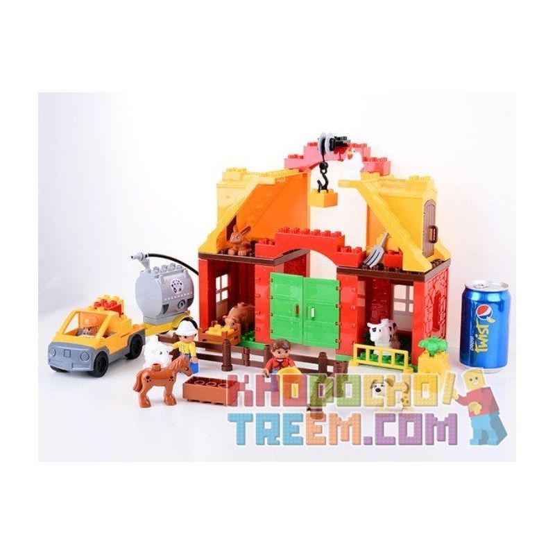HYSTOYS HONGYUANSHENG AOLEDUOTOYS GM-5001 5001 GM5001 HG-1268 1268 HG1268 Xếp hình kiểu Lego Duplo DUPLO Big Farm Nông Trại Nhỏ gồm 2 hộp nhỏ 76 khối HYSTOYS HONGYUANSHENG AOLEDUOTOYS GM-5001 5001 GM5001 HG-1268 1268 HG1268 Xếp hình kiểu Lego Duplo DUPLO Big Farm Nông Trại Nhỏ gồm 2 hộp nhỏ 76 khối