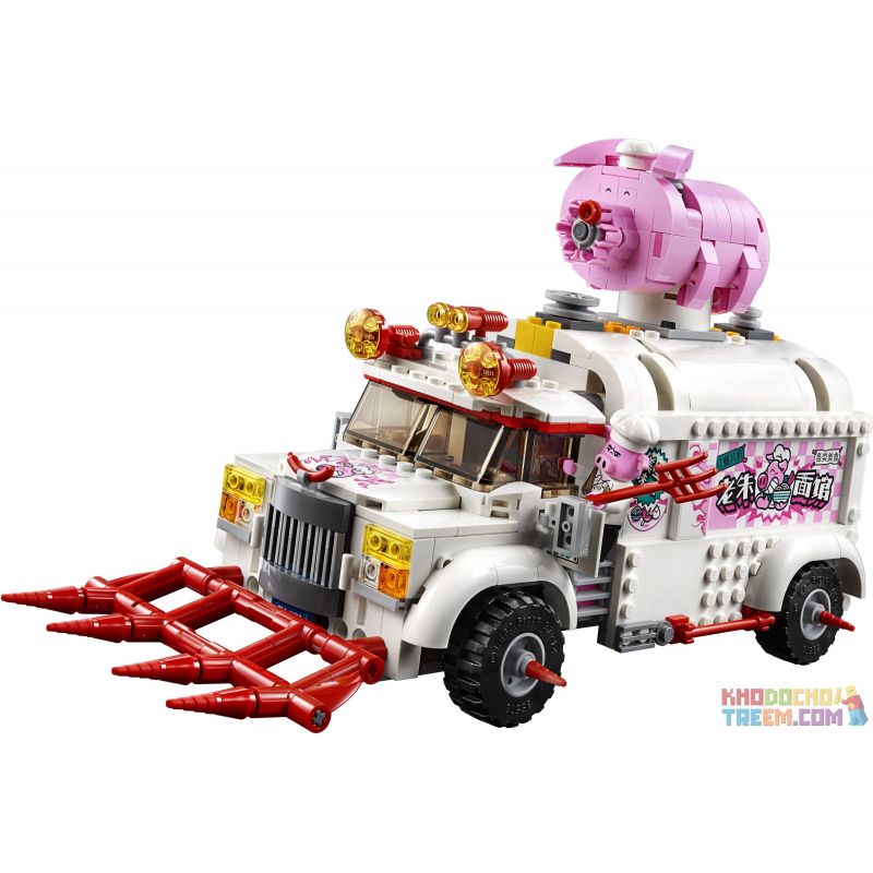 LARI 11542 Xếp hình kiểu Lego MONKIE KID Pigsy's Food Truck Wukong Xia Zhu Haugu Mobile Spike Car Xe Tải Thức ăn Của Pigsy 832 k LARI 11542 Xếp hình kiểu Lego MONKIE KID Pigsy's Food Truck Wukong Xia Zhu Haugu Mobile Spike Car Xe Tải Thức ăn Của Pigsy 832 k