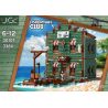 URGE 30107 non  CÂU LẠC BỘ NGƯ DÂN bộ đồ chơi xếp lắp ráp ghép mô hình Town FISHERMAN CLUB Thị Trấn 3521 khối