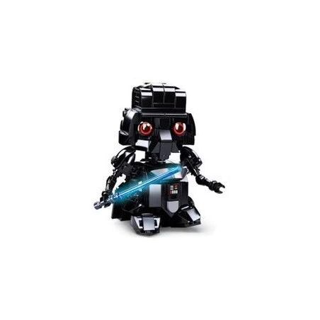 SLUBAN M38-B0761M B0761M 0761M M38B0761M 38-B0761M non  PHIÊN BẢN Q CỦA CHIẾN BINH DA ĐEN DARTH VADER bộ đồ chơi xếp lắp ráp ghép mô hình Star Wars QBRICKS Chiến Tranh Giữa Các Vì Sao 202 khối