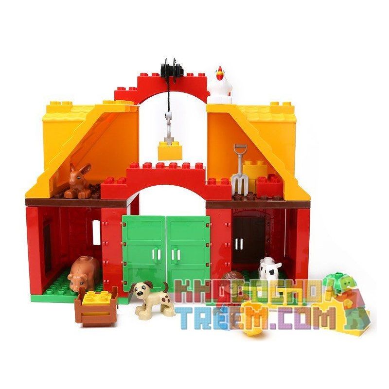 HYSTOYS HONGYUANSHENG AOLEDUOTOYS GM-5001 5001 GM5001 HG-1268 1268 HG1268 Xếp hình kiểu    Big Farm Nông Trại Nhỏ gồm 2 hộp nhỏ 76 khối HYSTOYS HONGYUANSHENG AOLEDUOTOYS GM-5001 5001 GM5001 HG-1268 1268 HG1268 Xếp hình kiểu    Big Farm Nông Trại Nhỏ gồm 2 hộp nhỏ 76 khối