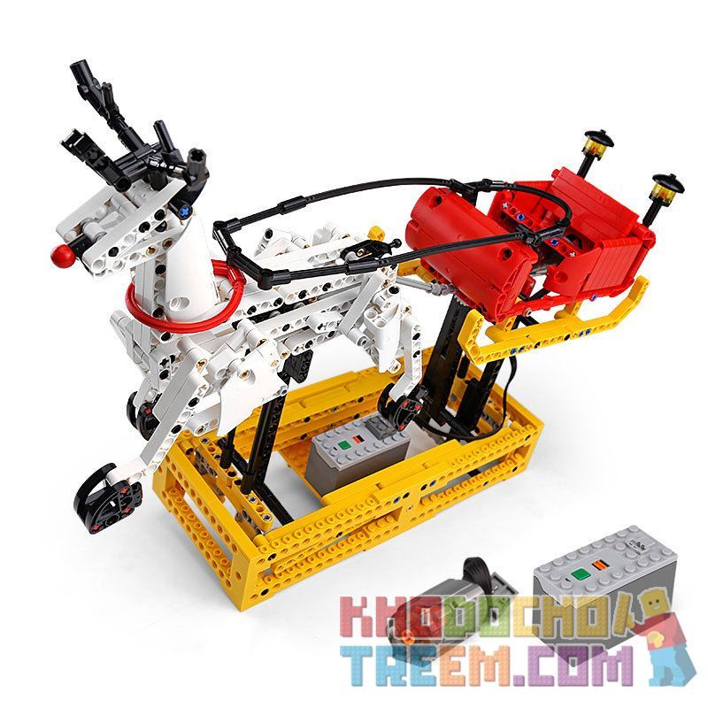 MouldKing 10010 Mould King 10010 REBRICKABLE MOC-4121 4121 MOC4121 non Lego SANTA XE TRƯỢT TUYẾT bộ đồ chơi xếp lắp ráp ghép mô hình Technic CHRISTMAS SANTA SLEIGH Kỹ Thuật Công Nghệ Cao Mô Hình Phương Tiện 755 khối