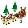AUSINI 25526 MouldKing 10015 Mould King 10015 REBRICKABLE MOC-32342 32342 MOC32342 non  SANTA XE TRƯỢT TUYẾT bộ đồ chơi xếp lắp ráp ghép mô hình CHRISTMAS SANTA SLEIGH 685 khối