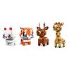 RUIZHI BEE 11042B non  4 LOẠI MÈO CON HỔ NGÁO ỘP HƯƠU CAO CỔ bộ đồ chơi xếp lắp ráp ghép mô hình Brickheadz ANIMAL Nhân Vật Đầu To 555 khối