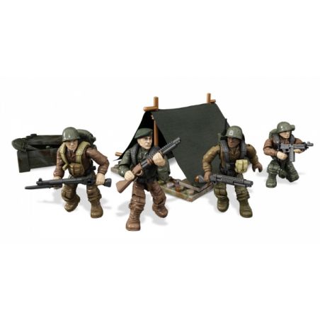 MEGA BLOKS CNG93 non  TIỂU ĐOÀN BỘ BINH ANH HÙNG bộ đồ chơi xếp lắp ráp ghép mô hình Call Of Duty LEGENDS INFANTRY BATTALION 96 khối