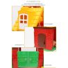 HYSTOYS HONGYUANSHENG AOLEDUOTOYS GM-5001 5001 GM5001 HG-1268 1268 HG1268 Xếp hình kiểu    Big Farm Nông Trại Nhỏ gồm 2 hộp nhỏ 76 khối