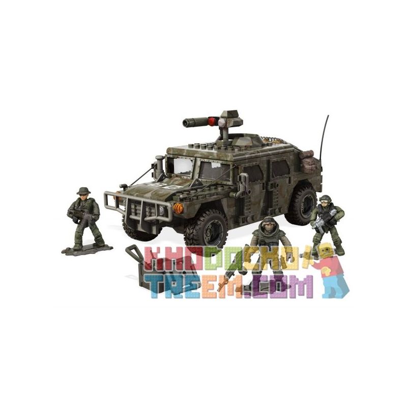 MEGA BLOKS DPB57 non Lego PHÍ XE BỌC THÉP bộ đồ chơi xếp lắp ráp ghép mô hình Call Of Duty ARMORED VEHICLE CHARGE
