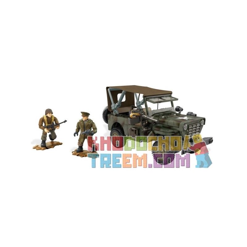 MEGA BLOKS FDY77 non Lego XE TRINH SÁT BỘ BINH bộ đồ chơi xếp lắp ráp ghép mô hình Call Of Duty INFANTRY SCOUT CAR 378 khối