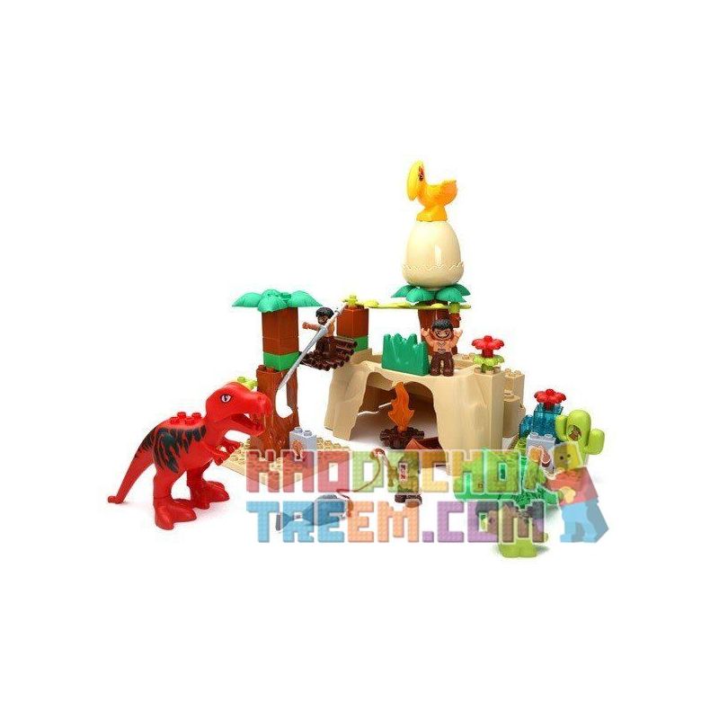 NOT Lego Duplo DUPLO 5598 Dino Valley, HYSTOYS HONGYUANSHENG AOLEDUOTOYS HG-1269 1269 HG1269 Xếp hình thung lũng khủng long 52 khối NOT Lego Duplo DUPLO 5598 Dino Valley, HYSTOYS HONGYUANSHENG AOLEDUOTOYS HG-1269 1269 HG1269 Xếp hình thung lũng khủng long 52 khối
