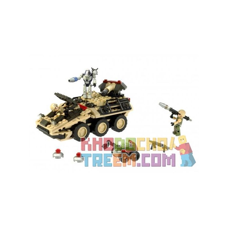 KRE-O 38976 Xếp hình kiểu Lego MILITARY ARMY Mine Stryker The Battleship Mine Robot Robot Rà Phá Bom Mìn 206 khối KRE-O 38976 Xếp hình kiểu Lego MILITARY ARMY Mine Stryker The Battleship Mine Robot Robot Rà Phá Bom Mìn 206 khối