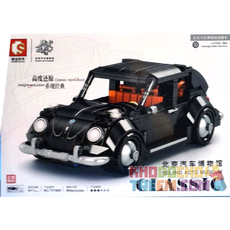 SEMBO 701809 Xếp hình kiểu Lego CREATOR Beijing Auto Museum Volkswagen Beetle Bọ Cánh Cứng Của Volkswagen. 684 khối SEMBO 701809 Xếp hình kiểu Lego CREATOR Beijing Auto Museum Volkswagen Beetle Bọ Cánh Cứng Của Volkswagen. 684 khối