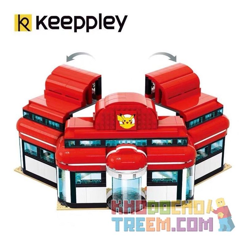 KEEPPLEY K20212 20212 non Lego TRUNG TÂM POKÉMON bộ đồ chơi xếp lắp ráp ghép mô hình POKEMON
