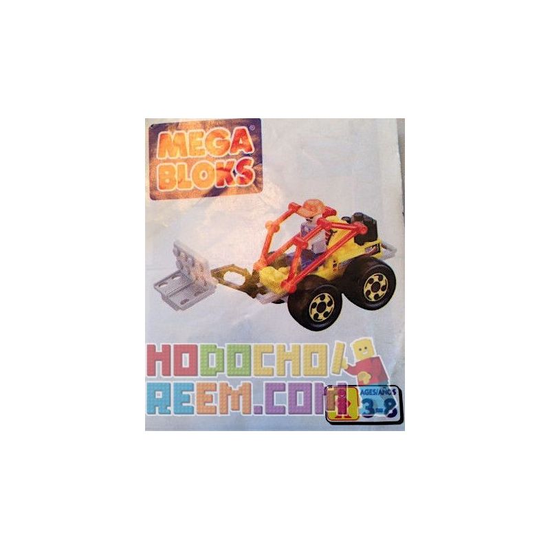 MEGA BLOKS 9134 Xếp hình kiểu Lego CITY Tractor Máy Kéo 30 khối MEGA BLOKS 9134 Xếp hình kiểu Lego CITY Tractor Máy Kéo 30 khối