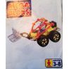 MEGA BLOKS 9134 non  MÁY KÉO bộ đồ chơi xếp lắp ráp ghép mô hình City TRACTOR Thành Phố 30 khối