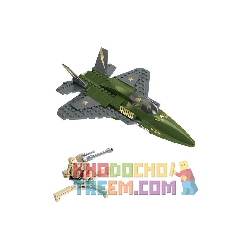 MEGA BLOKS 94410 non Lego MÁY BAY CHIẾN ĐẤU PHẢN LỰC bộ đồ chơi xếp lắp ráp ghép mô hình Military Army MILITARY JET FIGHTER Quân Sự Bộ Đội