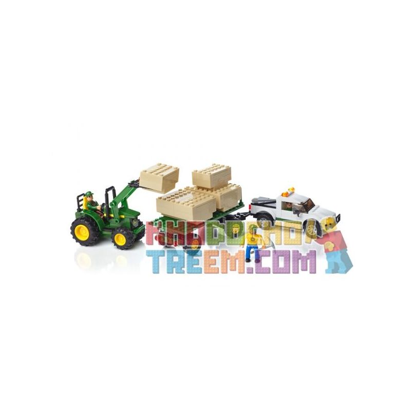 MEGA BLOKS 80841 80848 Xếp hình kiểu Lego CITY John Deere Bale Transport Unit John Dirgan Grass Transport Unit Đơn Vị Vận Chuyển John Deere Hay Bale gồm 2 hộp nhỏ 384 khối MEGA BLOKS 80841 80848 Xếp hình kiểu Lego CITY John Deere Bale Transport Unit John Dirgan Grass Transport Unit Đơn Vị Vận Chuyển John Deere Hay Bale gồm 2 hộp nhỏ 384 khối